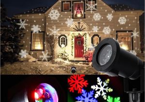 Holiday Spot Lights 2018 Led Moving Snowflake Spotlight Lamp Rgb Snow Laser Projector