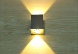 Holiday Spot Lights Tanbaby 2w Led Wall Lamp Square Led Spot Light Aluminm Modern Home
