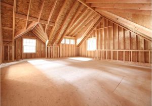 Home Depot attic Flooring System Barn Pros 2 Car 30 Ft X 28 Ft Engineered Permit Ready Garage Kit