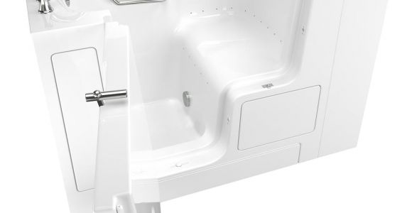 Home Depot Bathtubs and Showers American Standard Gelcoat Value Series 52 In X 30 In Left Hand