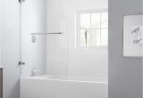 Home Depot Bathtubs and Showers Dreamline Aqua Uno 34 In X 58 In Frameless Hinged Tub Door In