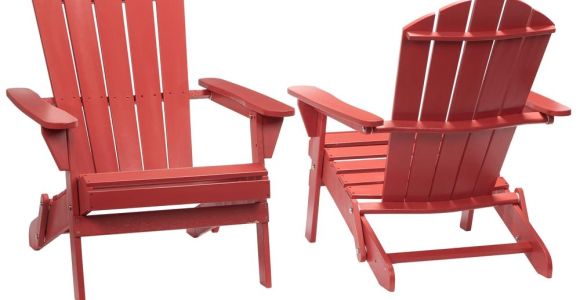 Home Depot Canada Chair Legs Hampton Bay Chili Red Folding Outdoor Adirondack Chair 2 Pack