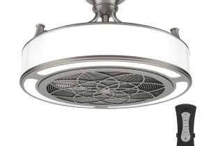 Home Depot Drum Light Stile anderson 22 In Led Indoor Outdoor Brushed Nickel Ceiling Fan