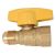 Home Depot Gas Fireplace Key Brasscraft 1 2 In Od Flare X 1 2 In Fip Gas Ball Valve Pssd 41