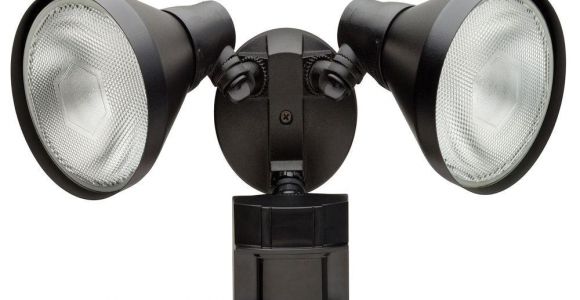 Home Depot Led Security Lights Defiant 180 Degree Black Motion Sensing Outdoor Security Light Df