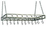 Home Depot Pot Rack Light Old Dutch 36 In X 17 75 In X 3 25 In Antique Pewter Rectangular