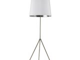 Home Depot Standing Lamps Radionic Hi Tech Odum 1 Light 66 In Satin Chrome Floor Lamp Fl Od3