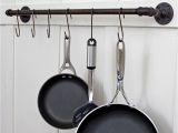 Home Depot Wall Pot Rack Plumbing Pipe Storage Bar towel Bar Pot Rack Coat Rack Reclaimed