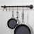 Home Depot Wall Pot Rack Plumbing Pipe Storage Bar towel Bar Pot Rack Coat Rack Reclaimed