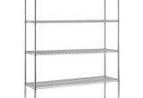 Home Depot Wire Rack Shelf Sandusky 74 In H X 72 In W X 18 In D 4 Shelf Chrome Wire