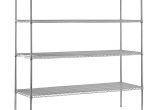 Home Depot Wire Rack Shelf Sandusky 74 In H X 72 In W X 18 In D 4 Shelf Chrome Wire
