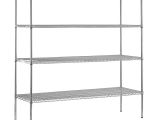 Home Depot Wire Rack Shelf Sandusky 74 In H X 72 In W X 18 In D 4 Shelf Chrome Wire