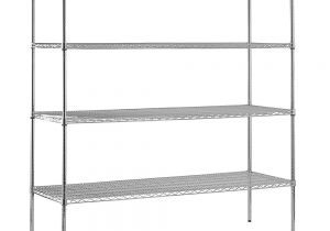 Home Depot Wire Rack Shelf Sandusky 74 In H X 72 In W X 18 In D 4 Shelf Chrome Wire