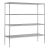 Home Depot Wire Storage Racks Sandusky 74 In H X 72 In W X 18 In D 4 Shelf Chrome Wire