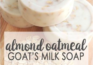 Homemade Decorative soap Bars Almond Oatmeal Goat S Milk soap Pinterest soap Base Milk soap