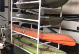 Homemade Rv Kayak Racks Homemade Pvc Kayak Rack Can Store 4 Kayaks Paddles Kayak Car Rack