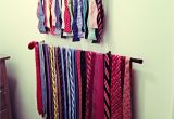 Homemade Tie Rack Jared Turned My Grandfathers Old Wooden Golf Clubs Into His New Tie
