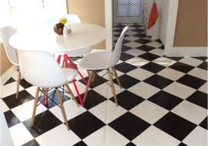 Homemade Wax for Tile Floors Hand Painted Checkerboard Floor Diy Done Made It and Done Own It