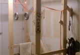 Homemade Wooden Squat Rack Build Your Own Power Rack Pinterest Power Rack Garage Gym and