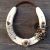 Horseshoe Decorations for Home Beaded Horseshoe Decor Cowboy Gift Rustic Modern Horse Decor