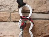 Horseshoe Decorations for Home Horseshoe Snowman Snowman Shoe Crafts and Horse Shoes