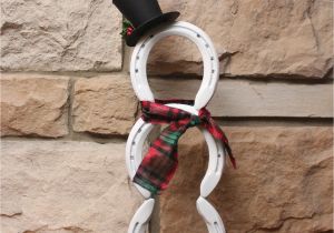 Horseshoe Decorations for Home Horseshoe Snowman Snowman Shoe Crafts and Horse Shoes