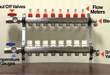 Hot Water (hydronic) Radiant Floors Manifolds for A Heating System Youtube