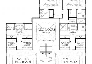 House Plans with Two Master Suites On First Floor House Plans with Two Master Bedrooms Elegant Two Bedroom Floor Plans