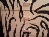 How Much Does A Real Zebra Rug Cost This is My Diy Zebra Print Dresser which Only Cost About 20 to Make