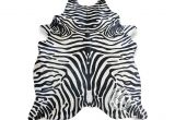 How Much Does A Real Zebra Rug Cost Zebra Black Stripes On Off White Cowhide Rug White Cowhide Rug and