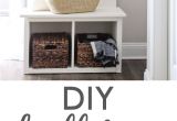 How to Build A Mudroom Bench with Cubbies Entryway Hall Tree Bench Diy Home Decor Entry Pinterest