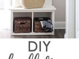 How to Build A Mudroom Bench with Cubbies Entryway Hall Tree Bench Diy Home Decor Entry Pinterest