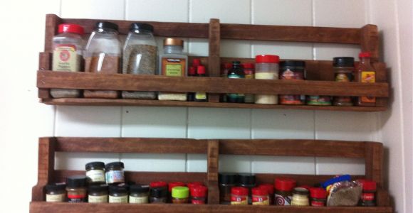 How to Build A Spice Rack Out Of Wood A Home Made Spice Rack Made Out Of Pallets Homes Pinterest