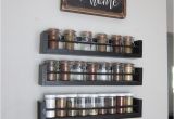 How to Build A Spice Rack Shelf Kitchen Wall Spice Rack Small Changes Big Impact Pinterest