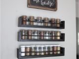 How to Build A Spice Rack Shelf Kitchen Wall Spice Rack Small Changes Big Impact Pinterest