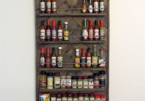 How to Build A Spice Rack Spice Hot Sauce Rack From A Pallet Hot Sauce Step Guide and Pallets