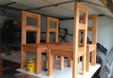How to Build A Wooden Chair Blueprints Ana White Modern Farmhouse Dining Room Table with 2×4 Chairs Diy