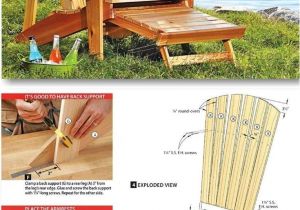 How to Build A Wooden Folding Chair Adirondack Chair Plans Outdoor Furniture Plans Projects