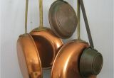 How to Clean Decorative Copper Pots Vintage Copper Pot Rack This is A Half Moon Style Designed to Hang