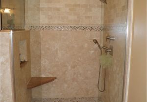 How to Clean Travertine Shower Option solid Surface On Bottom Travertine Above Custom Tile