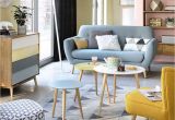 How to Decorate A Side Table In Living Room 43 Beautiful Blue and Yellow Living Room Ideas