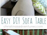 How to Decorate A sofa Table for Easter Easy Diy sofa Table Tutorial Pinterest Diy sofa Table Diy sofa