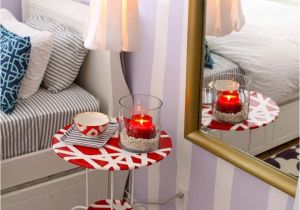 How to Decorate Bedside Table Jessie S Lavender Has A Crush On Red Bedroom Bed Linen Ikea