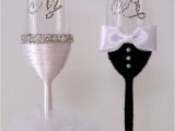 How to Decorate Bride and Groom Champagne Glasses Pin by Murat Can On Kadeh Pinterest Champagne Glasses Wedding