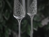 How to Decorate Bride and Groom Champagne Glasses Wedding Glasses for Bride and Groom toasting Flutes Hand Painted
