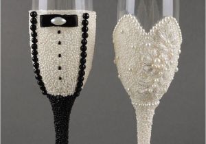 How to Decorate Champagne Glasses for A Wedding 197 Best A Aa E Images On Pinterest Painting On Glass Decorated