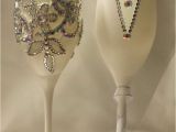 How to Decorate Champagne Glasses for Quinceanera 199 Best Copas Images On Pinterest Wedding Glasses Decorated