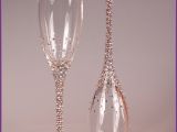 How to Decorate Champagne Glasses with Glitter Wedding Glasses Luxury Pinterest Champagne Flutes Flutes and