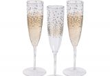 How to Decorate Champagne Glasses with Sugar Premium Plastic Gold Dot Champagne Flutes Gold Dots Champagne