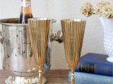 How to Decorate Large Champagne Glasses Champagne Flutes Brass Champagne Flutes Vintage Champagne Flutes
